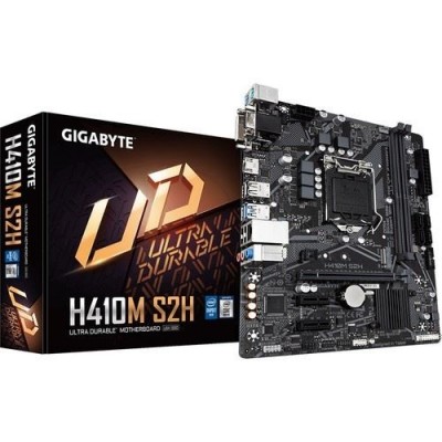 GIGABYTE H410M-S2H v2 DDR4 HDMI DVI PCIe 16X v3.0 1200p mATX