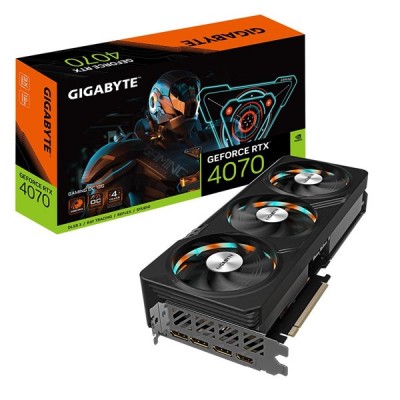 GIGABYTE RTX4070 12GB GAMING OC GV-N4070GAMING OC-12GD GDDR6X 192bit HDMI DP PCIe 16X v4.0