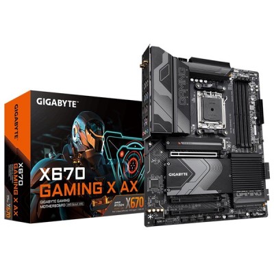 GIGABYTE X670 GAMING X AX v2 WIFI-6E DDR5 HDMI-DP PCIE 4.0 AM5 ATX