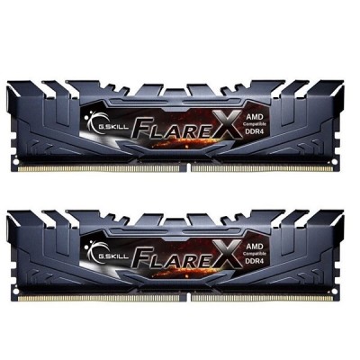 GSKILL 16GB (2X 8GB) DDR4 3200MHZ CL16 DUAL KIT PC RAM FLARE X F4-3200C16D-16GFX (AMD UYUMLU)