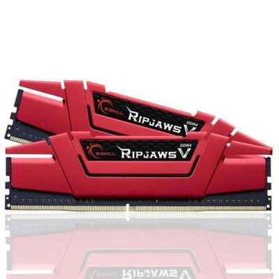 GSKILL 32GB (2X 16GB) DDR4 3000MHZ CL16 DUAL KIT PC RAM RIPJAWSV F4-4400C19D-32GVK KIRMIZI