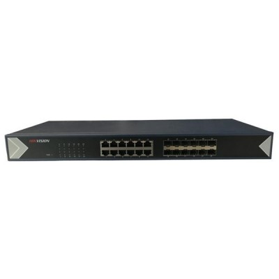 HIKVISION 24port 370w FULL PoE DS-3E0524TF Yönetilemez Omurga Switch RackMount