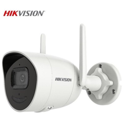 HIKVISION 4MP WIFI BULLET 2.8MM DS-2CV2041G2-IDW 30metre H265+ IP Güvenlik Kamerası Dahili Mikrofon