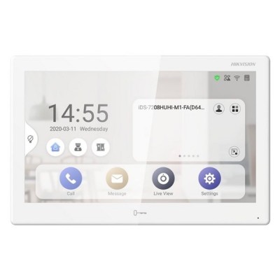 HIKVISION KH9510-WTE1(B) INTERCOM SİSTEMİ İÇ ÜNİTE WIFI 10.1"