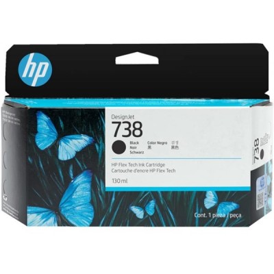 Hp 498N4a (738) Black Desıgnjet Ink 130 Ml