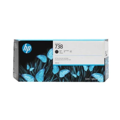 Hp 498N8a (738) Black Desıgnjet Ink 300 Ml