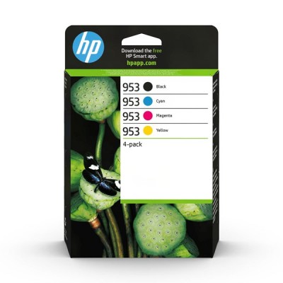 Hp 6Zc69ae (953) Sıyah/Macenta/Cyan/Sarı 4Lu Paket Murekkep Kartusu