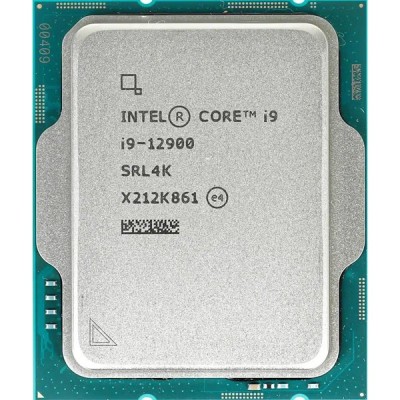 INTEL CORE i9 12900 30MB 16çekirdekli O/B UHD VGA 1700p 65w Kutusuz+Fansız