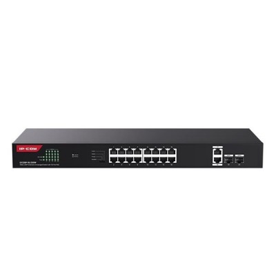 IP-COM 16port G1120P-16-250W GIGABIT 2-UPLINK 2-SFP 230W TAM POE RACKMOUNT SWITCH