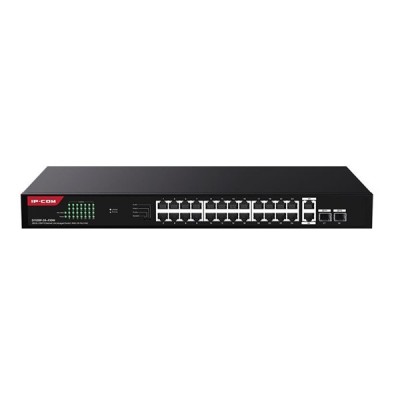 IP-COM 24port G1128-24-410W GIGABIT 2-UPLINK 2-SFP 370W TAM POE RACKMOUNT SWITCH