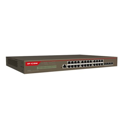 IP-COM 24port G5328X GIGABIT 4-10GBE SFP L3 YÖNETİLEBİLİR RACKMOUNT SWITCH