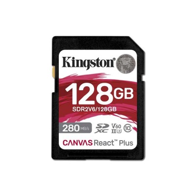 KINGSTON 128GB React+ SDR2V6/128GB SDXC HAFIZA KARTI