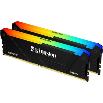 KINGSTON 16GB (2X 8GB) DDR4 3200MHZ CL16 RGB DUAL KIT PC RAM BEAST KF432C16BB2AK2/16TR