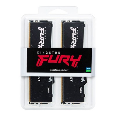 KINGSTON 32GB (2X 16GB) DDR5 5200MHZ CL36 DUAL KIT RGB PC RAM FURY BEAST KF552C36BBEAK2/32