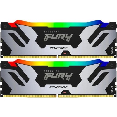 KINGSTON 48GB (2X 24GB) DDR5 6400MHZ CL32 DUAL KIT RGB PC RAM FURY RENEGADE KF564C32RSAK2/48