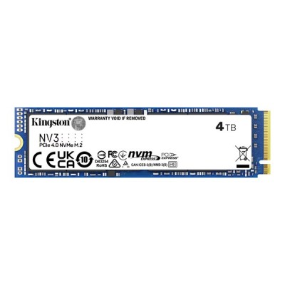 KINGSTON 4TB NV3 SNV3S/4000G 6000-5000MB/s M2 NVME GEN4 DİSK