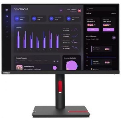 LENOVO 23.8" IPS T24i-30 63CFMATXTK 4MS 60HZ HDMI-DP KURUMSAL MONİTÖR