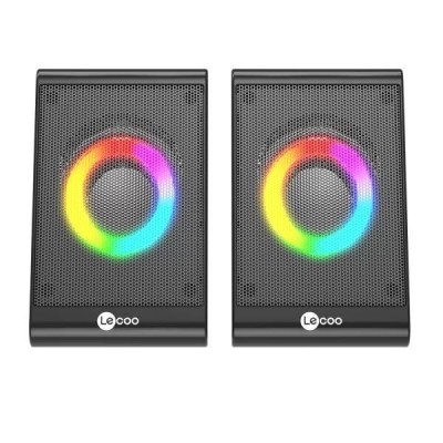 LENOVO LECOO DS100 1+1 Siyah 6w RMS Hoparlör RGB Ledli