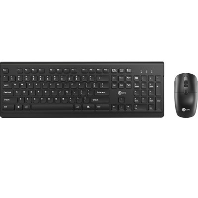 LENOVO LECOO KW203 Kablosuz Q Trk Optic Mouse Siyah Standart Klavye - Mouse Set