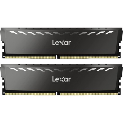 LEXAR 16GB (2X 8GB) DDR4 3200MHZ CL16 DUAL KIT PC RAM THOR LD4BU008G-R3200GDXG