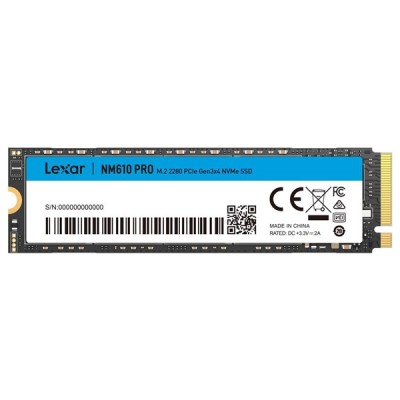 LEXAR 2TB LNM610 PRO LNM610P002T-RNNNG 3300-2600MB/s M2 NVME GEN4 DİSK