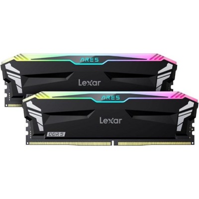 LEXAR 32GB (2X 16GB) DDR5 6400MHZ CL32 RGB DUAL KIT PC RAM ARES LD5EU016G-R6400GDLA