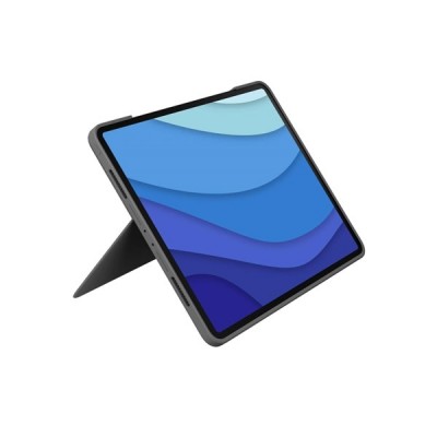 LOGITECH Combo Touch Dokunmatik Panelli Klavyeli Kılıf Gri Ipad Pro 12.9 Inc 5. Gen. 920-010186