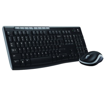 LOGITECH MK270 Kablosuz Q Trk Siyah Multimedya Klavye - Mouse Set 920-004525