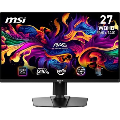 MSI 26.5" QD OLED MAG 271QPX 0.03MS 360HZ HDMI-DP USBC GAMING MONİTÖR 2560X1440