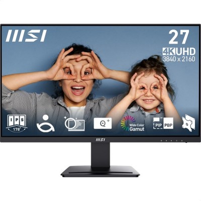 MSI 27" FLAT IPS PRO MP273U 4MS 60HZ HDMI-DP KURUMSAL MONİTÖR 3840X2160