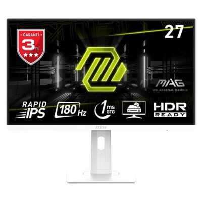 MSI 27" RAPID IPS MAG 274PFW 1MS 180HZ HDMI-DP PIVOT GAMING MONİTÖR 1920X1080 BEYAZ