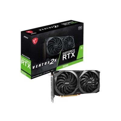 MSI 8GB RTX3050 VENTUS 2X 8G OCV1 GDDR6 128bit PCIE 4.0