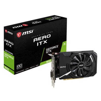 MSI GTX1050Ti 4GB AERO ITX 4G OC GDDR5 128bit HDMI DP PCIe 16X v3.0