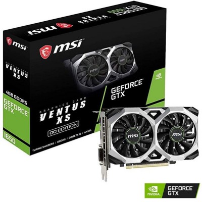 MSI GTX1650 4GB VENTUS XS 4G OC GDDR5 128bit HDMI DVI DP PCIe 16X v3.0