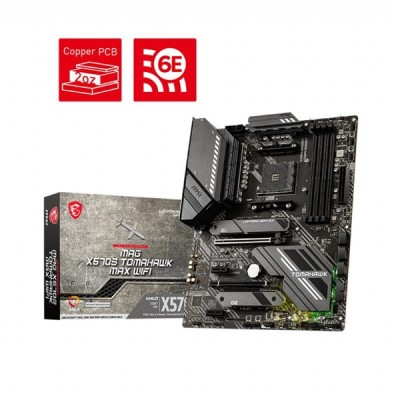 MSI MAG X570S TOMAHAWK MAX WIFI DDR4 M2 PCIe NVME HDMI PCIe 16X v4.0 AM4 ATX