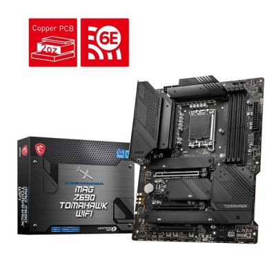 MSI MAG Z690 TOMAHAWK WIFI DDR5 HDMI DP PCIe 16X v5.0 1700p ATX