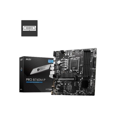 MSI PRO B760M-P DDR5 HDMI DP PCIe 16X v4.0 1700p mATX