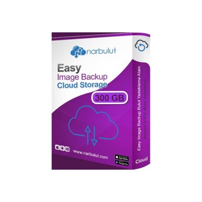 NARBULUT Easy Image Backup Cloud Storage 300GB 1yıl basic support is included.