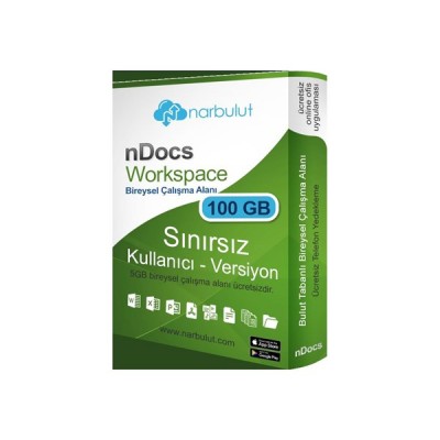 NARBULUT nDocs Workspace 100GB 1yıl 1kullanıcı basic support is included.