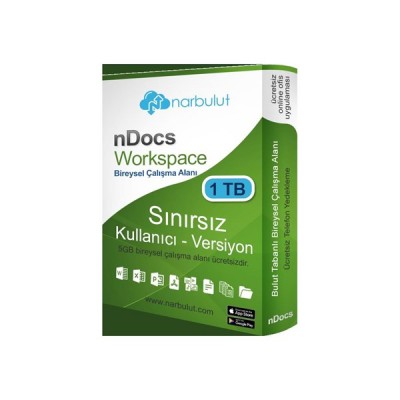 NARBULUT nDocs Workspace 1TB 1yıl 1kullanıcı basic support is included.