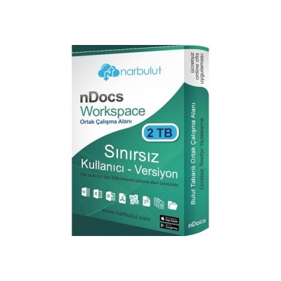 NARBULUT nDocs Workspace 2TB 1yıl basic support is included.