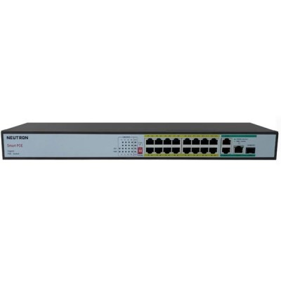 NEUTRON 8port 260w FULL PoE NT-PS16 10/100 2X-UPLINK Yönetilemez Switch