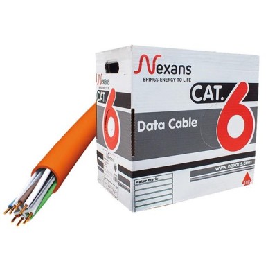 NEXANS CAT6 Utp 23AWG 305m Saf Bakır LSZH Kablo LSZH HF