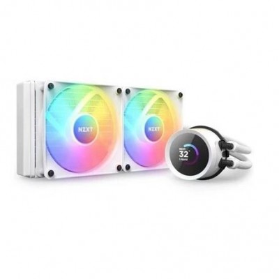 NZXT 240MM KRAKEN 240 RL-KR240-W1 RGB AM5-1700P SIVI SOĞUTMALI İŞLEMCİ FANI BEYAZ