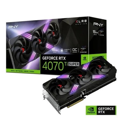 PNY 16GB RTX4070TI SUPER XLR8 VERTO OVERCLOCKED EPIC-X VCG4070TS16TFXXPB1-O PCIE 4.0