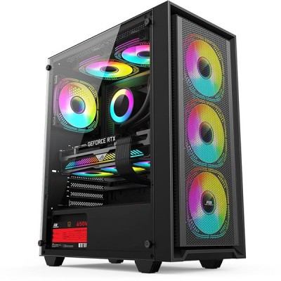 POWERBOOST 650W 80+ BRONZE PB-P802AB Gaming Mid-Tower PC Kasası