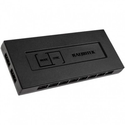 RAIJINTEK RJK 5V ARGB-PWM Fan Kontrolcü 8 Port PWM + 8 Port ARGB Bağlantı Noktası (0R40B00225)