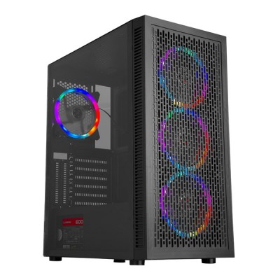 RAMPAGE 600W 80  BRONZE Platino Gaming Mid-Tower PC Kasası