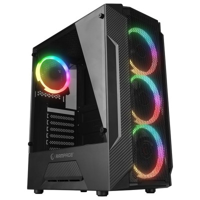 RAMPAGE 650W 80  BRONZE FUSION Gaming Mid-Tower PC Kasası