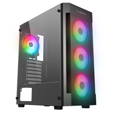 RAMPAGE 650W 80+ BRONZE VIGILANT MESH GAMING MID-TOWER PC KASASI